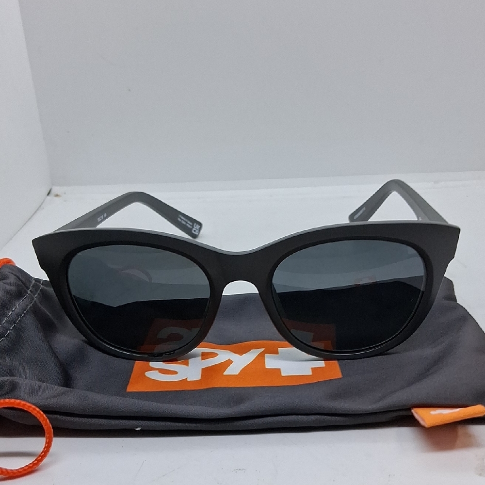 NWT SPY BOUNDLESS Black Cat-Eye Sunglasses